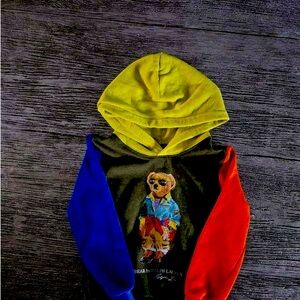 Colorful Polo hoodie.